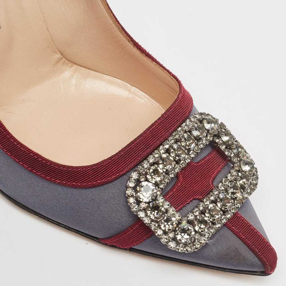 Manolo Blahnik Cloth heels - image 6