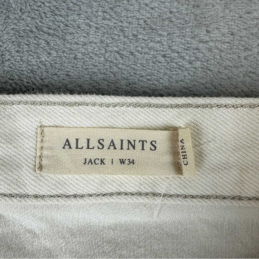 Allsaints All Saints White/Cream Jean's Men's Siz… - image 2