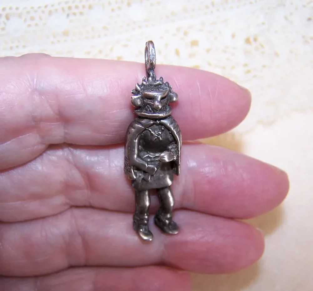 Sterling Silver Hopi Indian Dancer Pendant - image 5