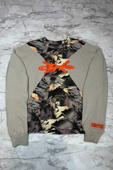 Heron Preston Heron Preston camo-panel cotton swea