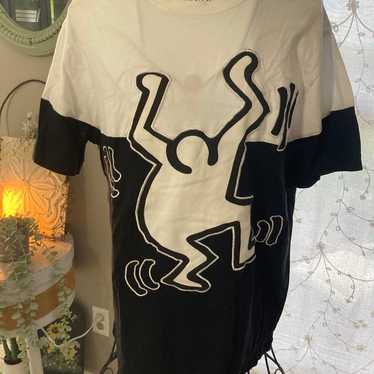 ZARA Keith Haring collection T-shirt S