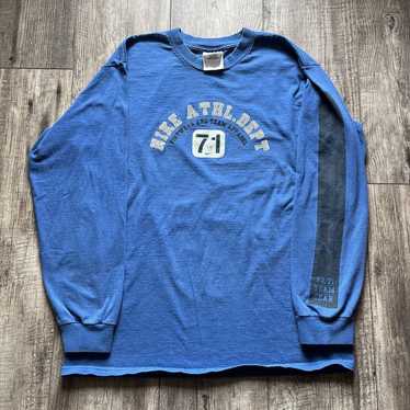 Vintage Y2K Nike Long Sleeve Blue Graphic Shirt