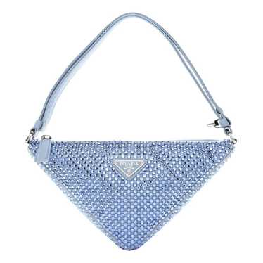 Prada Triangle glitter handbag
