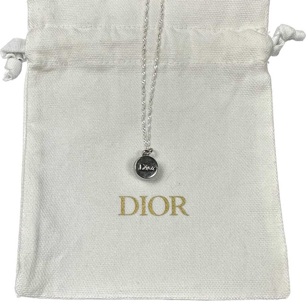 Dior × Jewelry Dior Circle Pendant on Sterling Si… - image 1