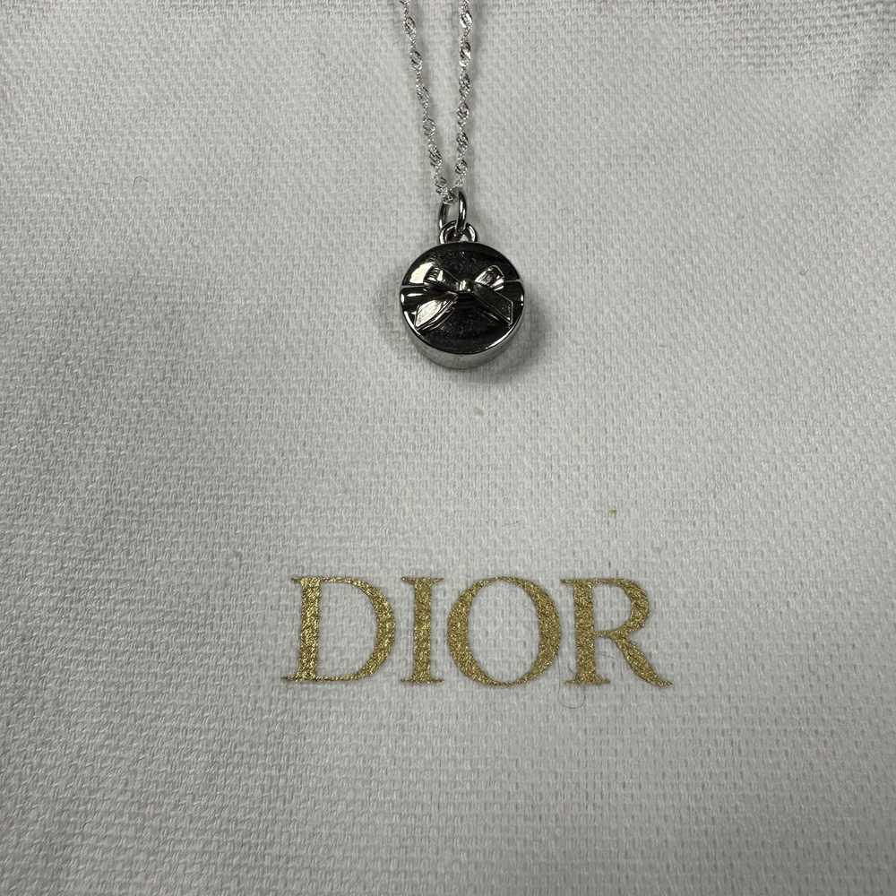 Dior × Jewelry Dior Circle Pendant on Sterling Si… - image 2