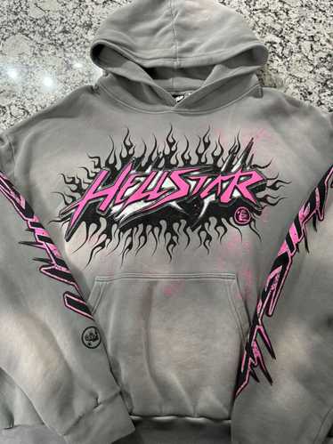 HELLSTAR Hellstar Future Flame Grey Hoodie