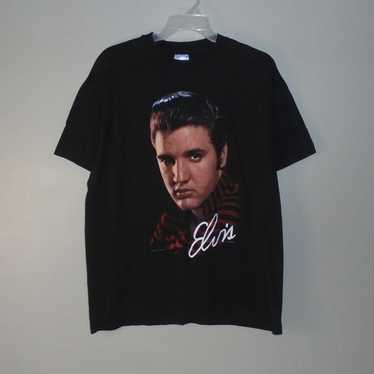 Vintage 1990 Elvis Presley Portrait Single Stitch… - image 1