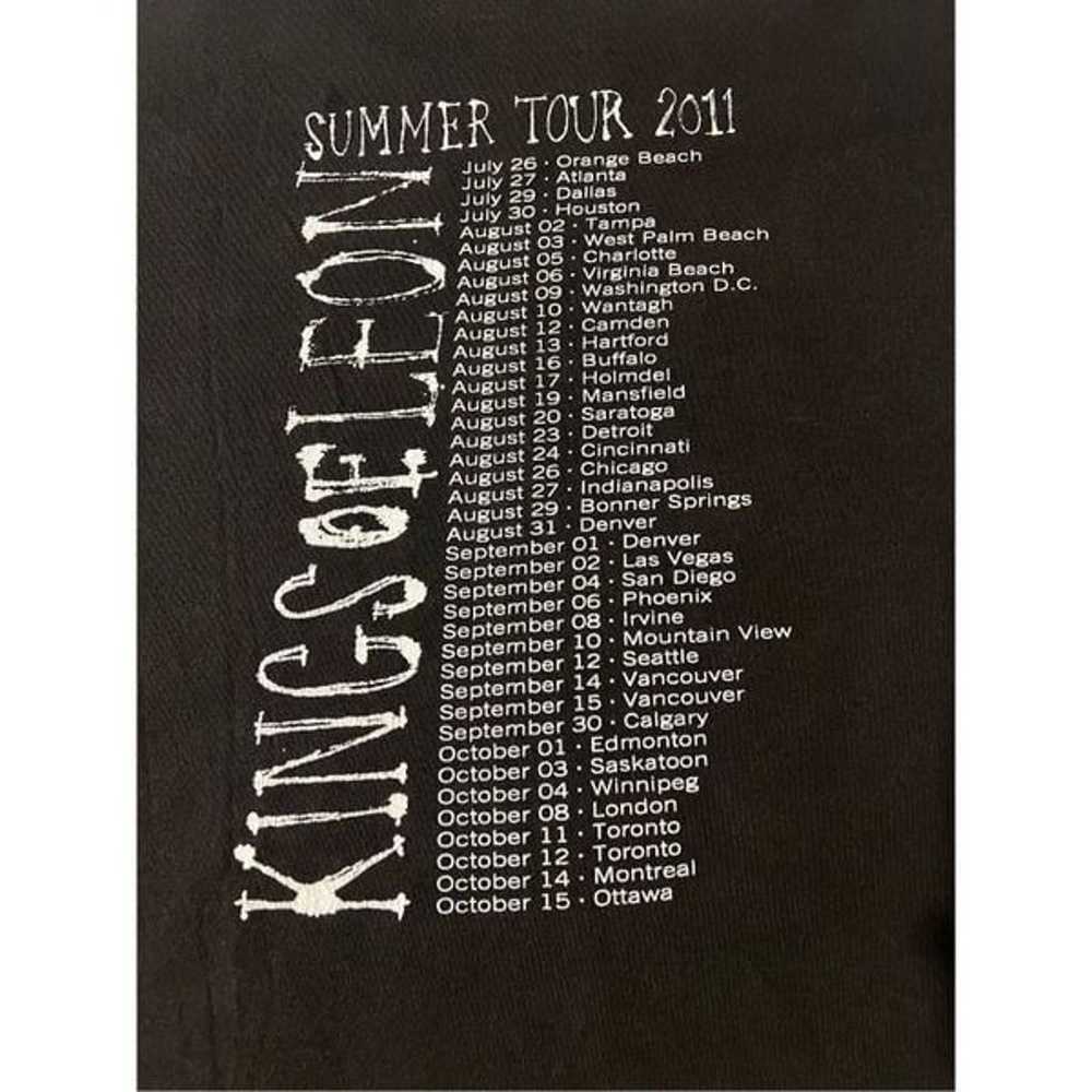 Kings of Leon summer 2011 world tour tee sz L - image 4