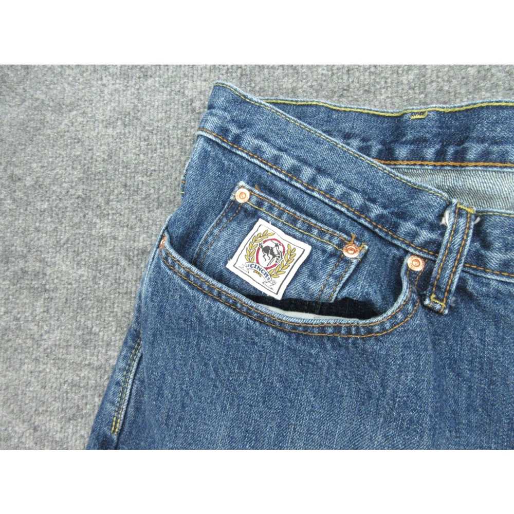 Vintage Cinch Jeans Mens 38x32 (ACT. 36x32) Blue … - image 3