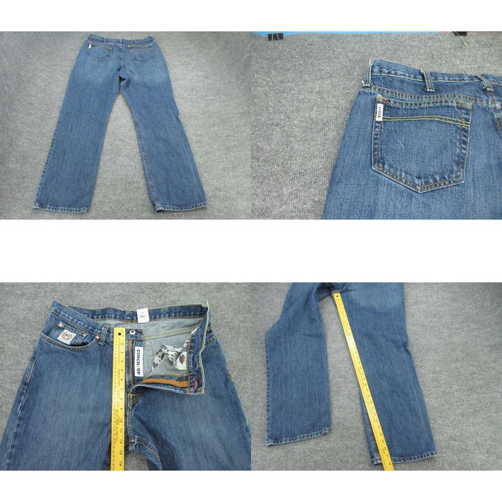 Vintage Cinch Jeans Mens 38x32 (ACT. 36x32) Blue … - image 4