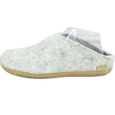 Glerups Glerups Gray Wool Slip On Flexible Comfort