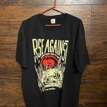 Vintage Rise Against T-shirt -Something Has to Di… - image 1