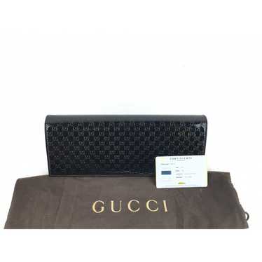 Gucci Ophidia patent leather clutch bag