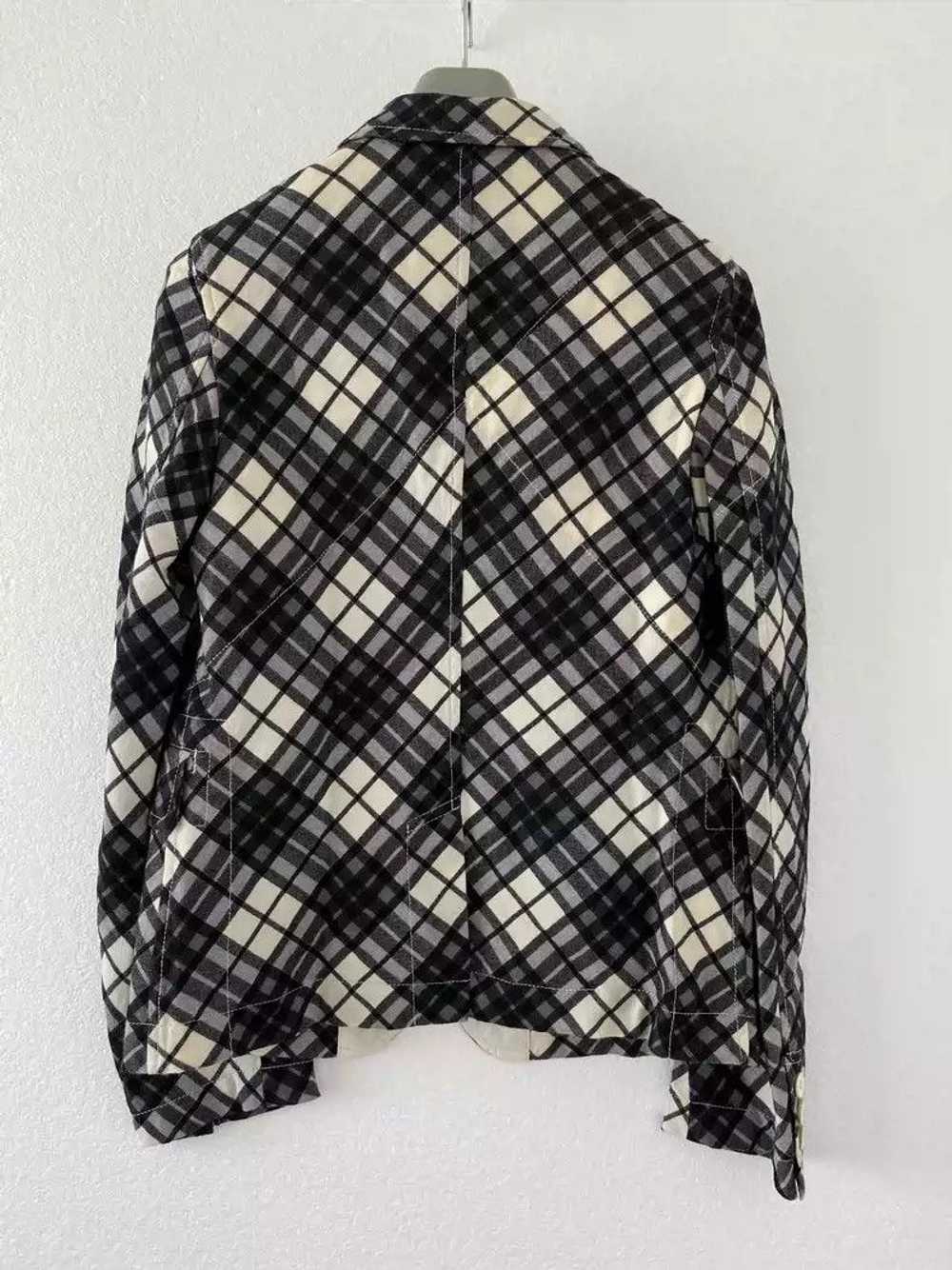 Comme des Garcons comme des garcon cream plaid th… - image 2