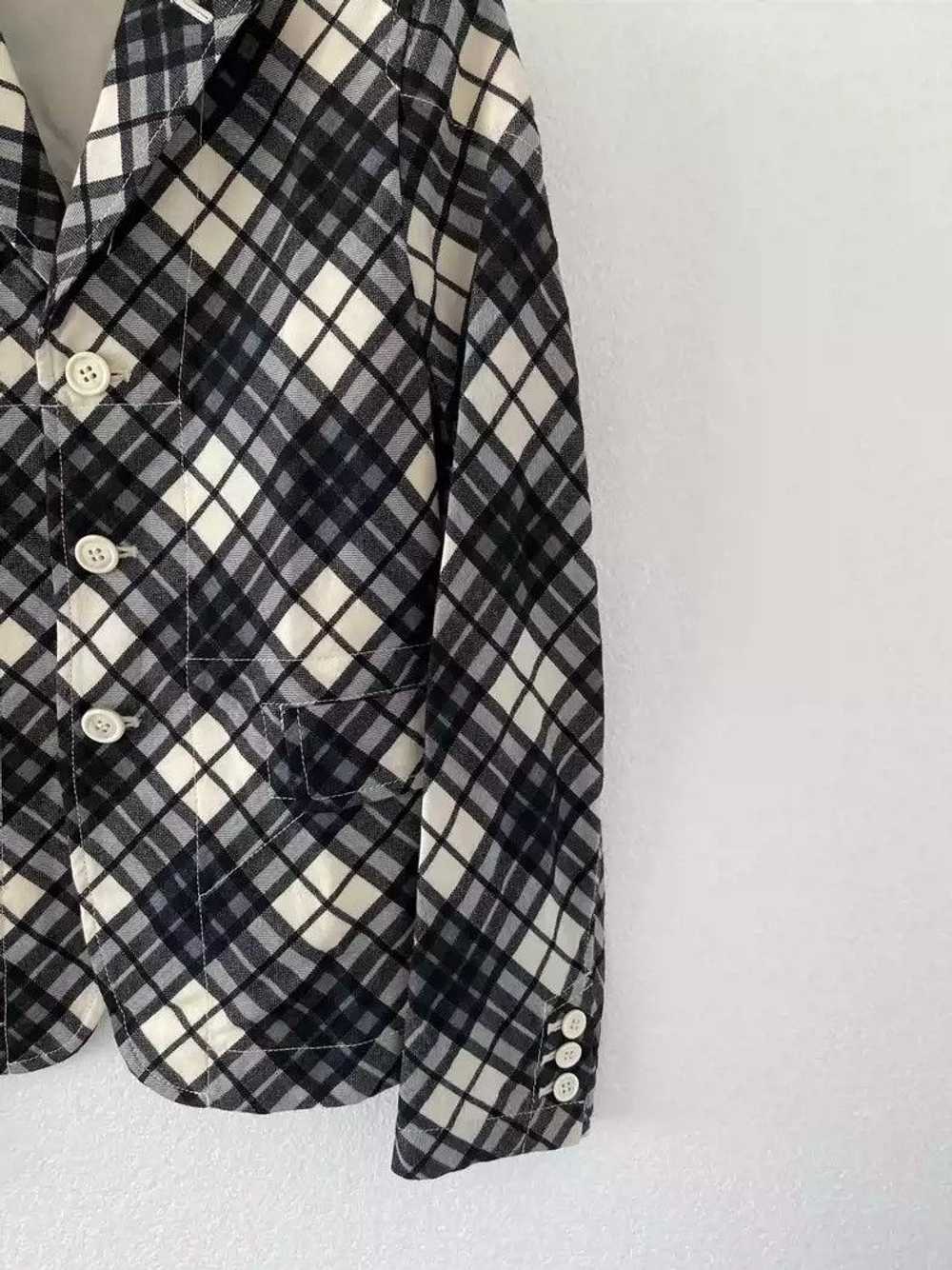 Comme des Garcons comme des garcon cream plaid th… - image 3