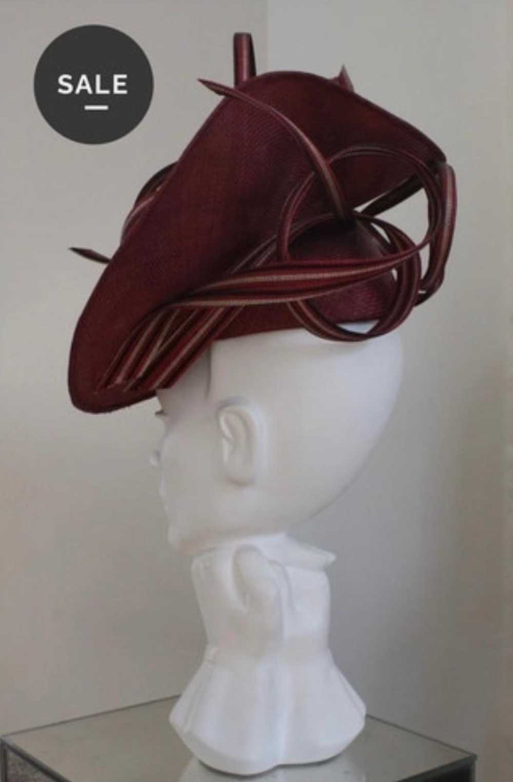 Product Details Jane Taylor Burgundy Occasion Hat - image 2