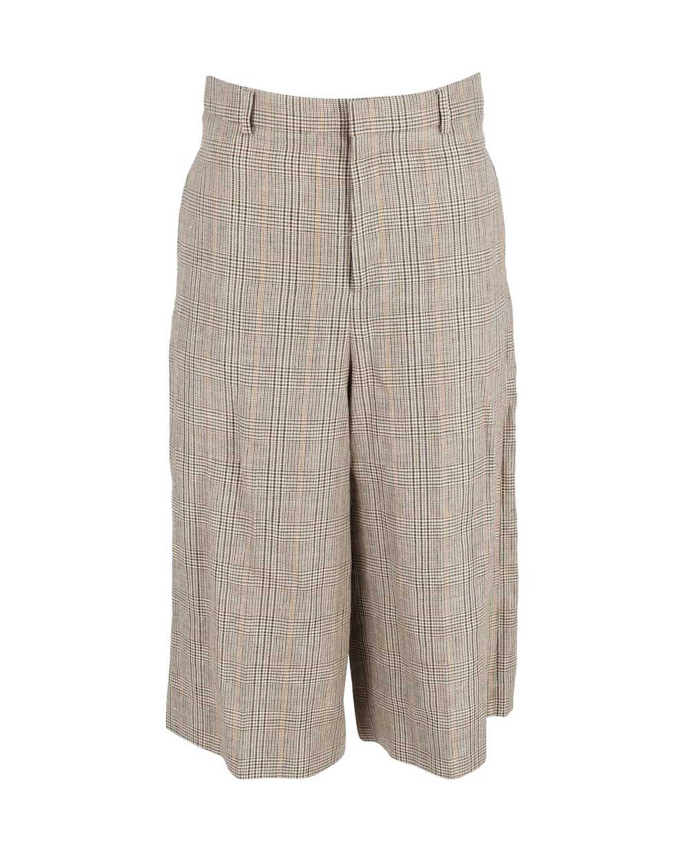 Product Details Celine Beige Checked Culottes - image 2