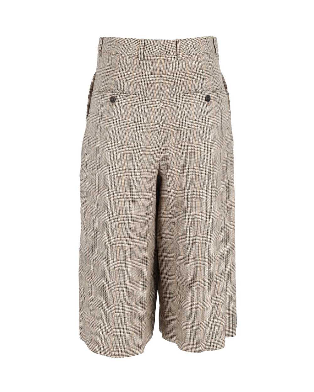 Product Details Celine Beige Checked Culottes - image 4