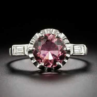 Art Deco Pink Tourmaline Ring