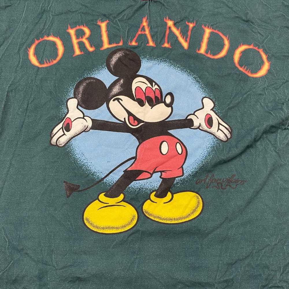 Rare Art For Villains Mickey Mouse Orlando T Shir… - image 2