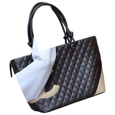 Chanel Cambon leather handbag - image 1