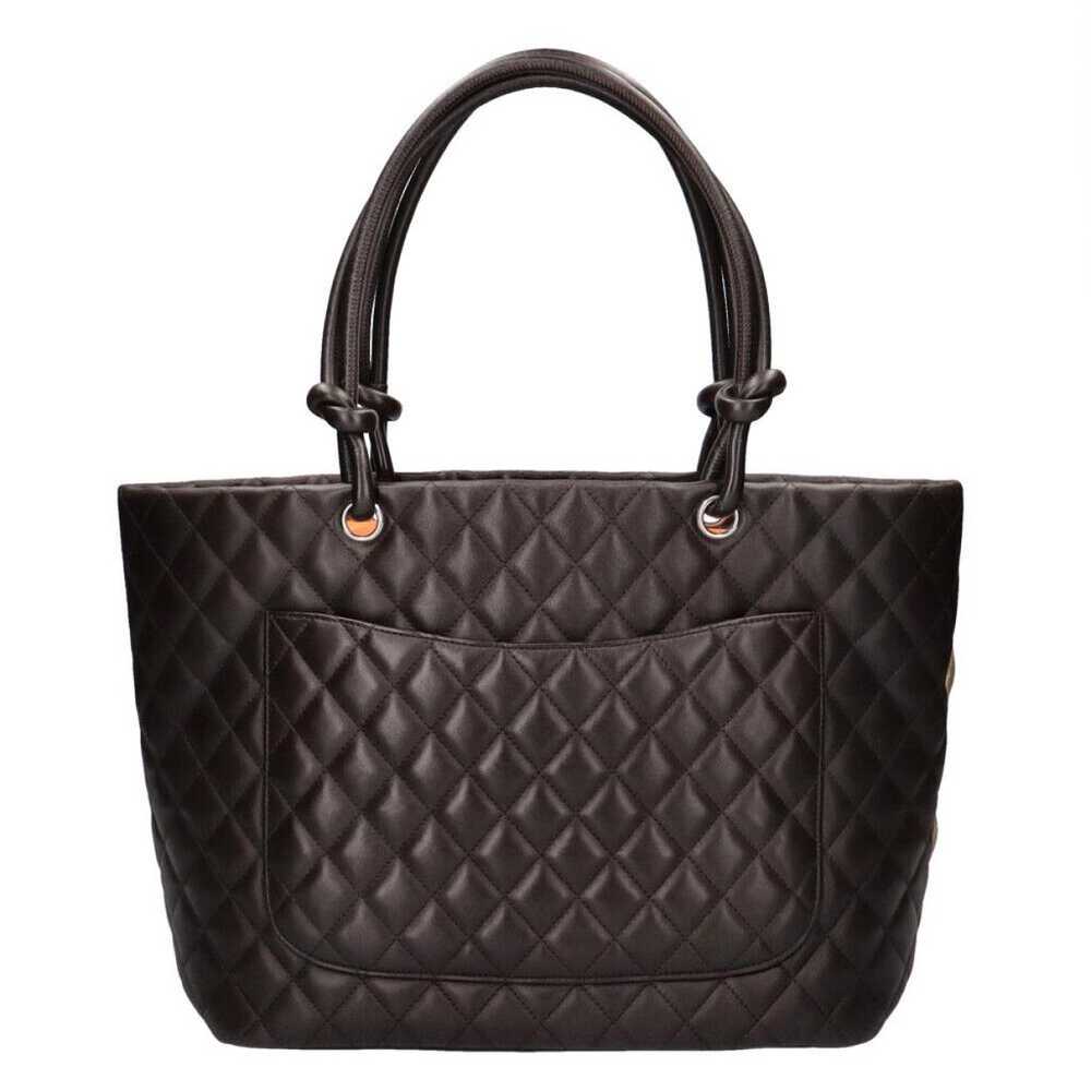 Chanel Cambon leather handbag - image 2