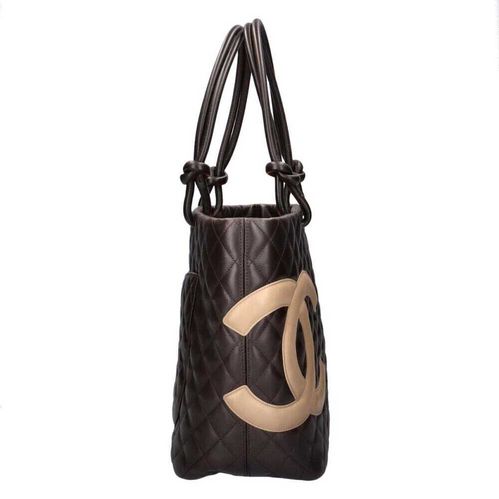 Chanel Cambon leather handbag - image 3