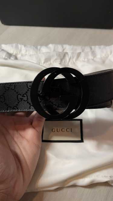 Gucci Gucci Black Leather Belt