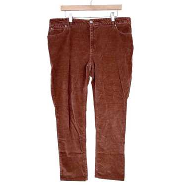 Other J. Jill Brown Slim Leg Stretch Corduroy Pant