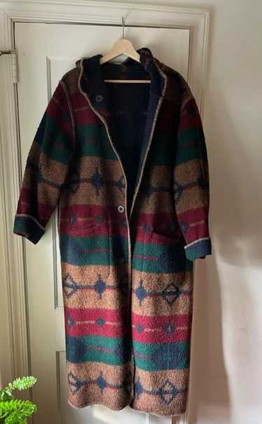 Woolrich Reversible long hooded coat (L) | Used,…