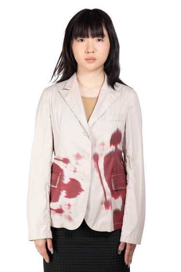 JIL SANDER Abstract-print cotton blazer S/S 2005 - image 1