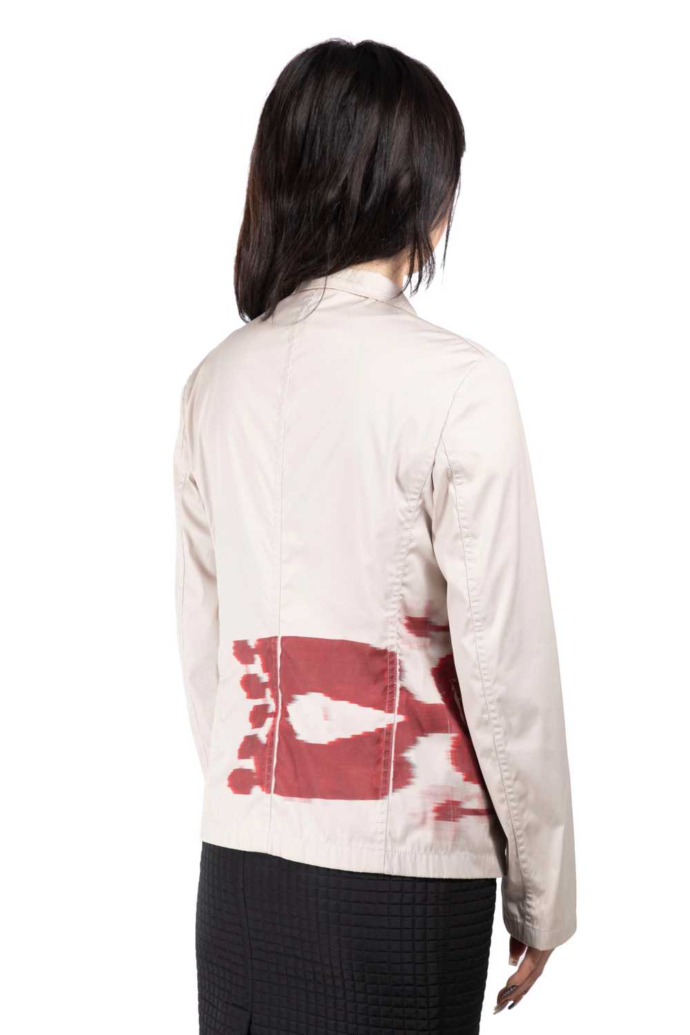 JIL SANDER Abstract-print cotton blazer S/S 2005 - image 2