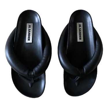 Jil Sander Leather flip flops