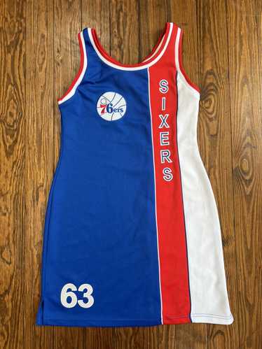 NBA × Vintage Philadelphia 76ers NBA Jersey Dress 