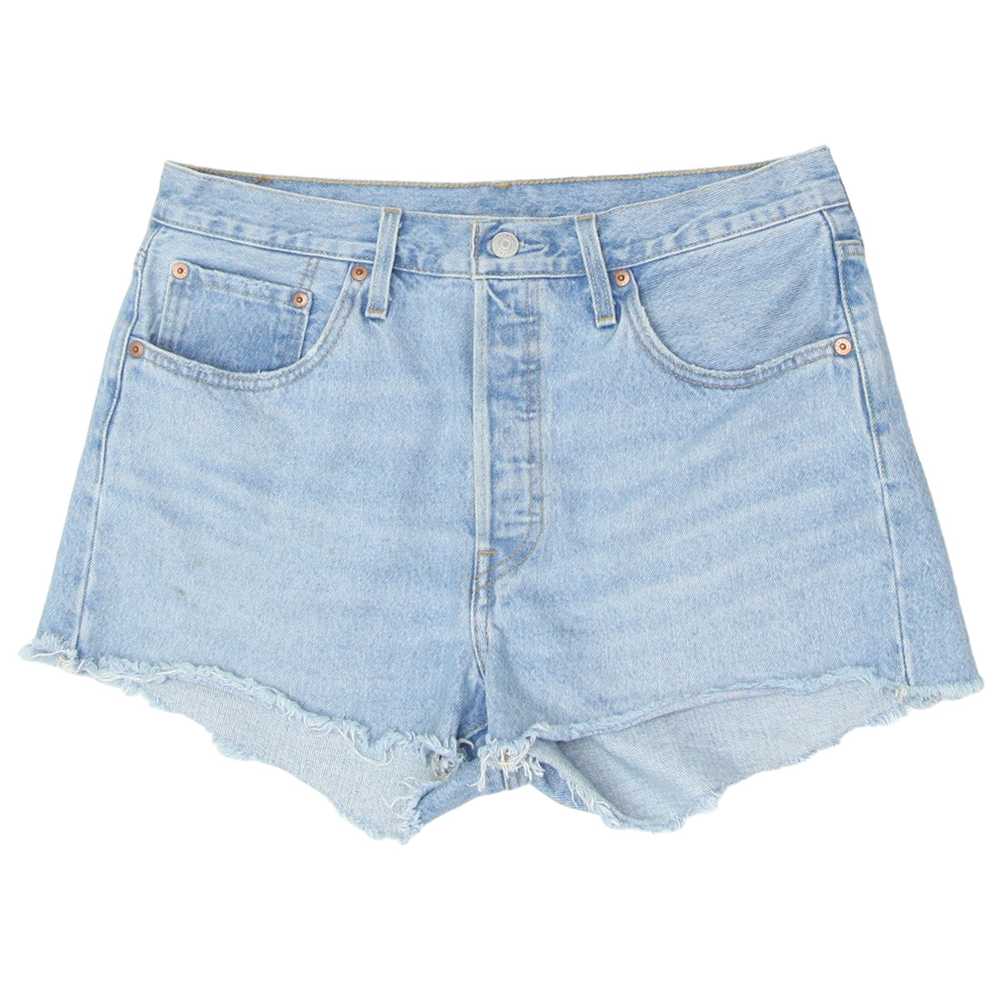 Ladies Levi Strauss #501 Button Fly Denim Shorts - image 1