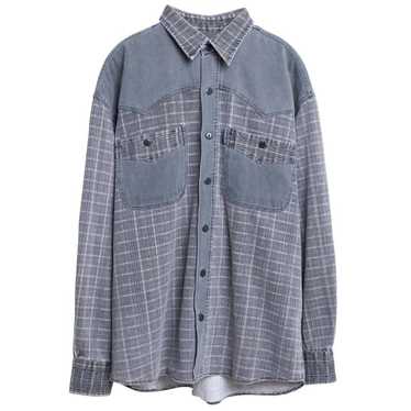 BEBITO (?) Denim Broken Twill Weave Western Shirt 