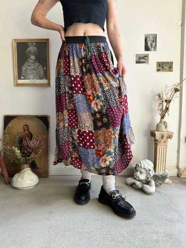 1990s Patchwork Skirt (XL)