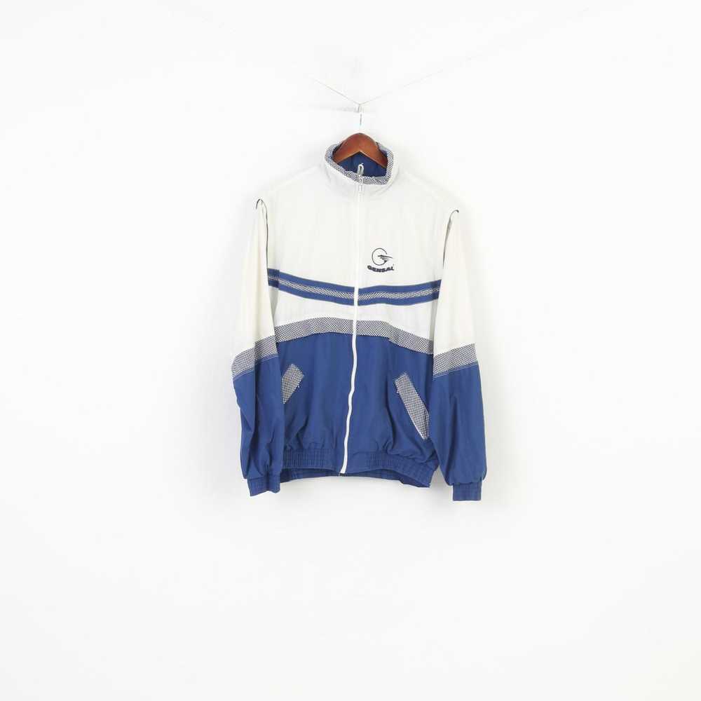 Sportswear × Vintage Gensal Men M Jacket White Bl… - image 1