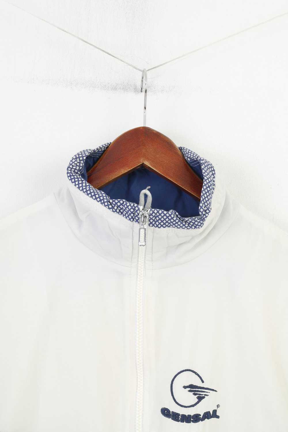 Sportswear × Vintage Gensal Men M Jacket White Bl… - image 2