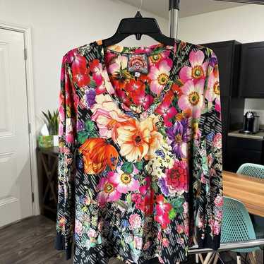 Johnny Was Blouse Womens Size Medium - image 1