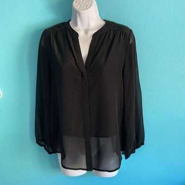 Joie Women’s Black Silk Blouse Size XS NWOT - image 1