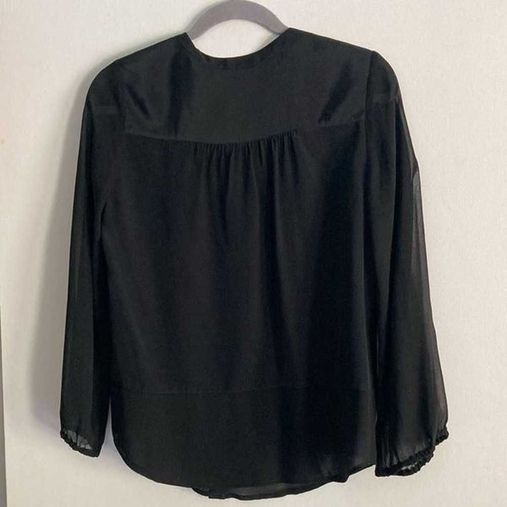Joie Women’s Black Silk Blouse Size XS NWOT - image 6