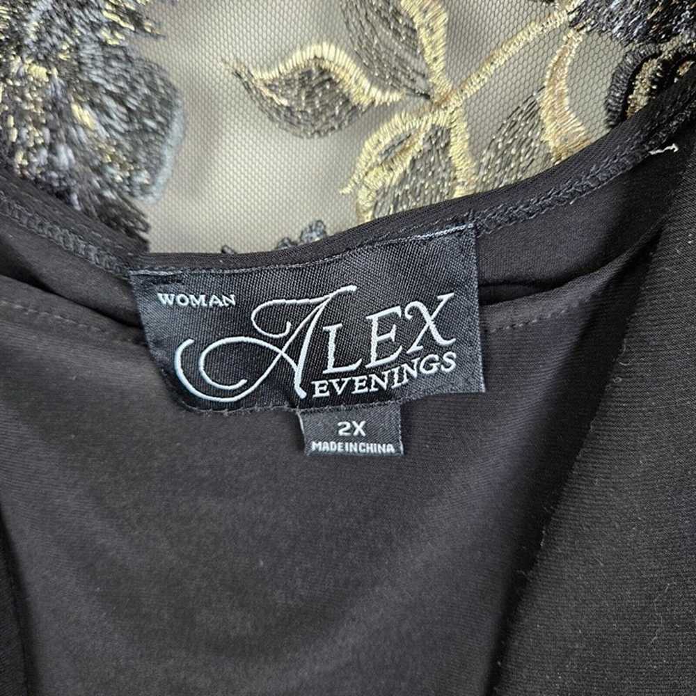 Alex Evenings Woman Black Gold Size 2x Tank Cami … - image 2