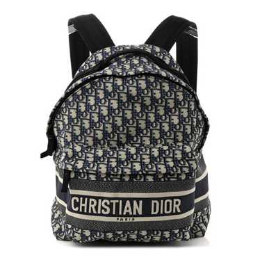 CHRISTIAN DIOR Oblique Diortravel Backpack Blue