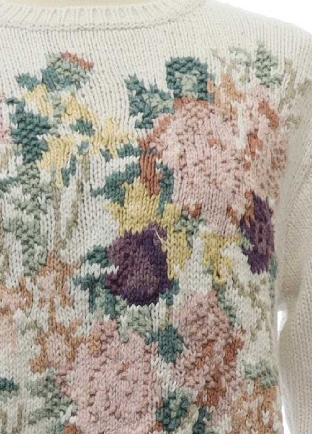 1990's Chrysantheme Womens Sweater - image 2