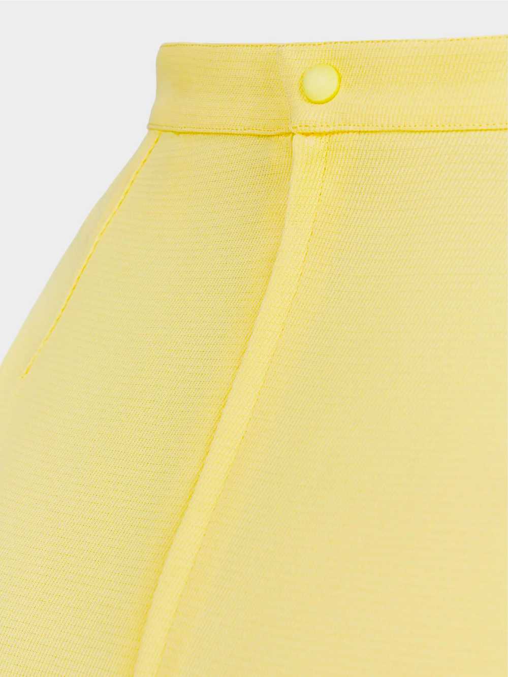 Thierry Mugler Early 1990s Yellow Fitted Blazer a… - image 3