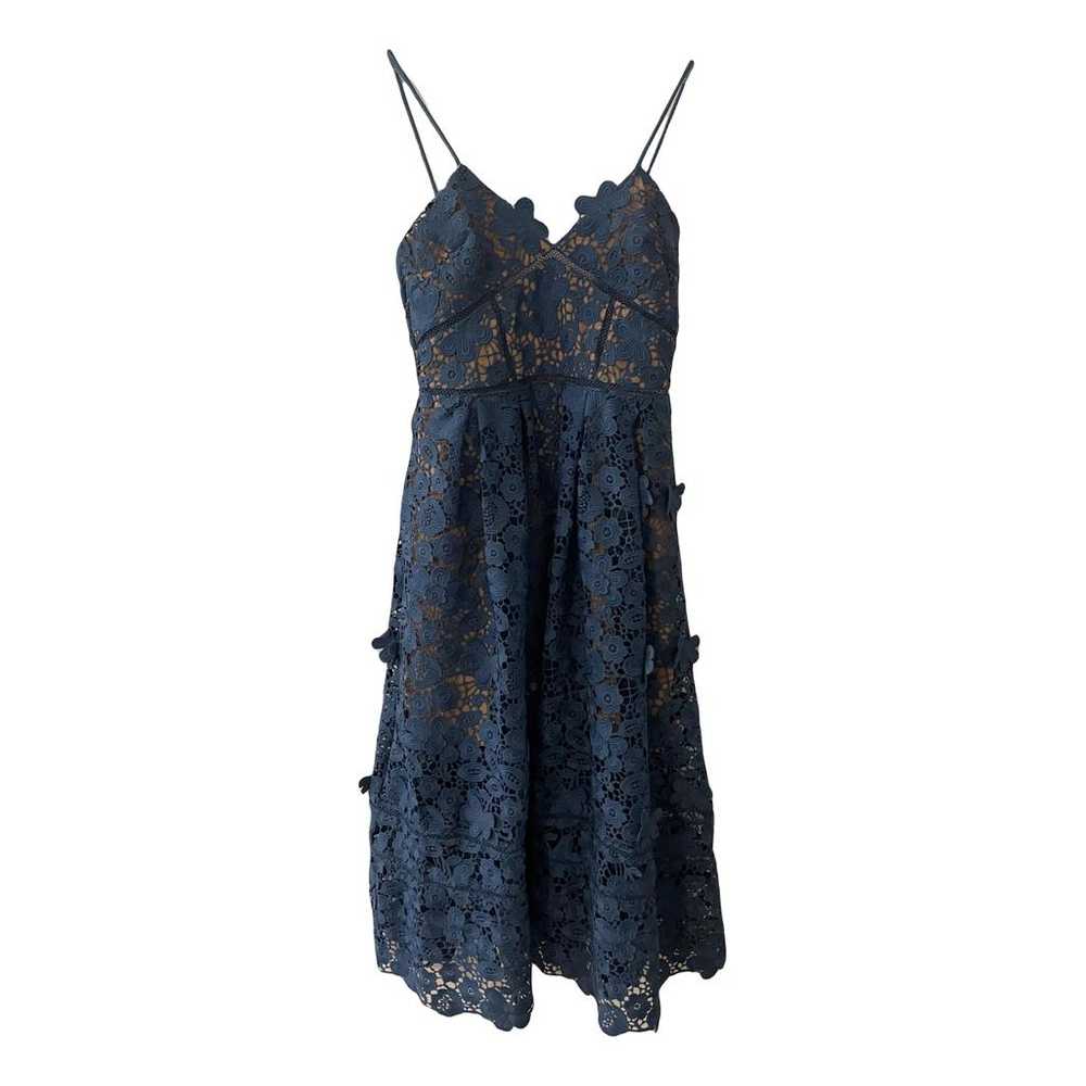 Self-Portrait Lace mid-length dress - image 1