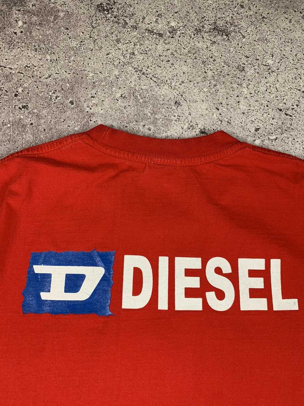 Diesel × Streetwear × Vintage Diesel T-shirt Rare… - image 8