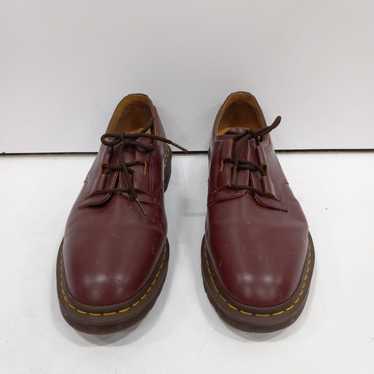 Dr. Martens Men's Maroon Leather Oxford Shoes Siz… - image 1