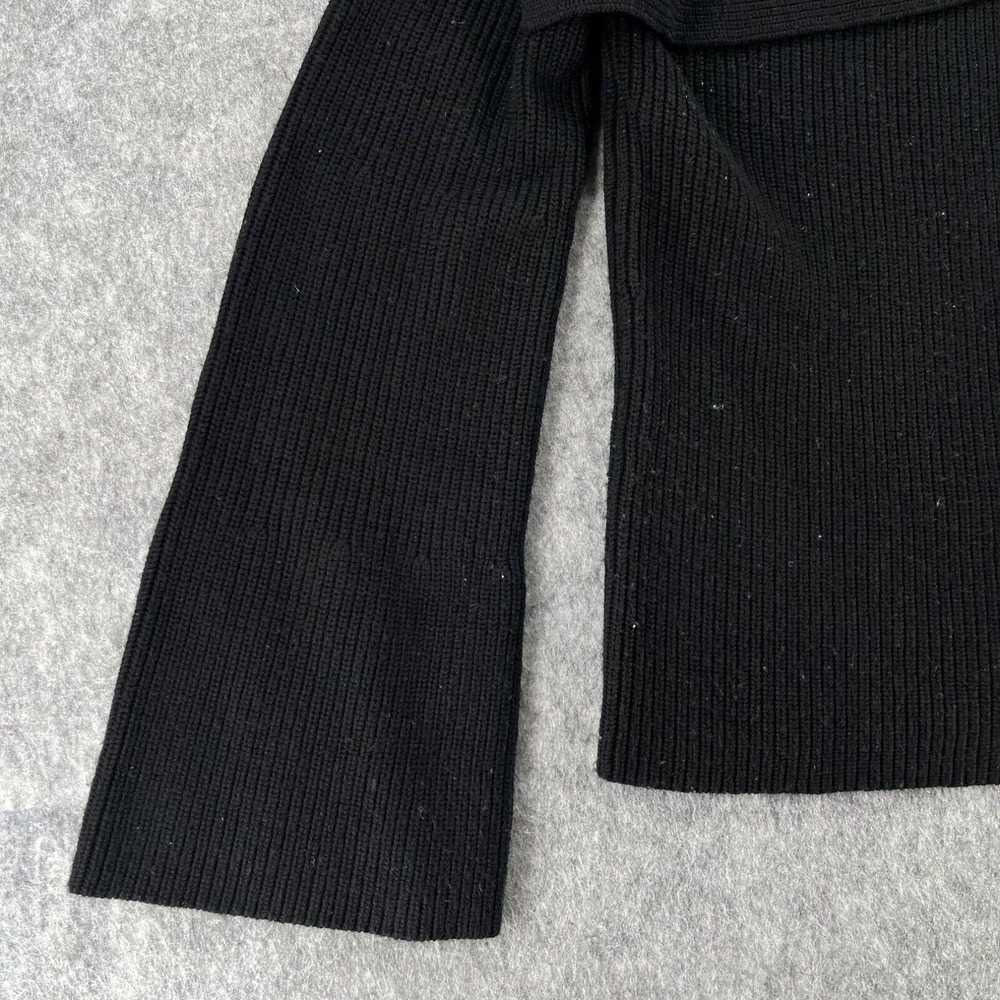 Theory Theory Womens Black Fine Knit Wool Blend O… - image 3